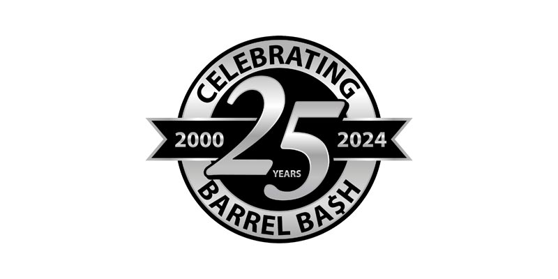Barrel Bash 25 Years Logo