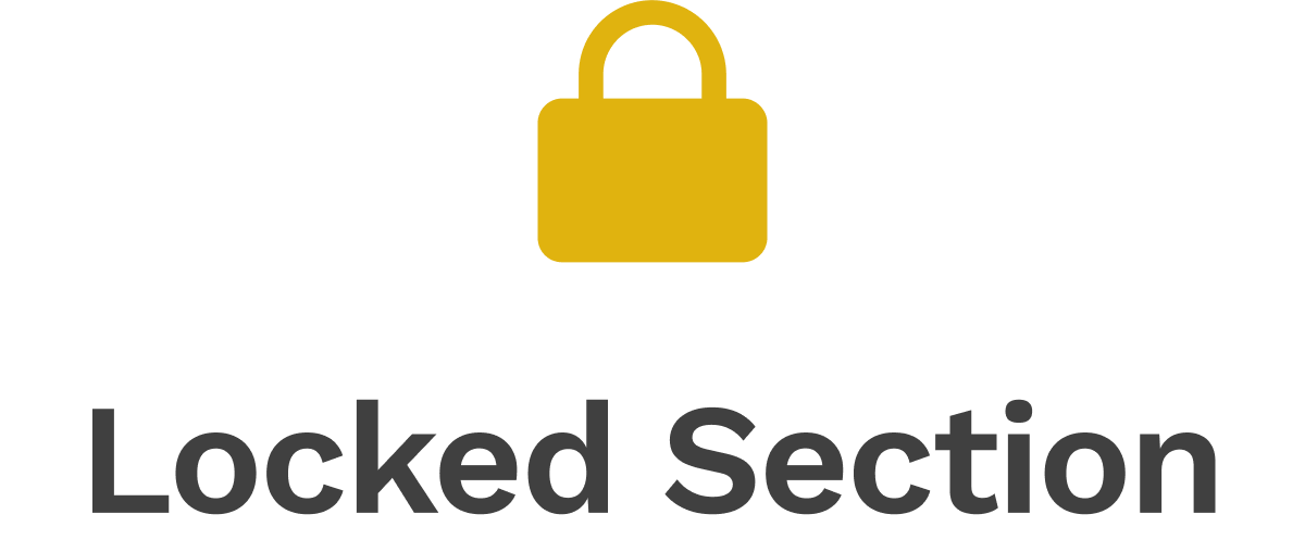 Locked Section Icon